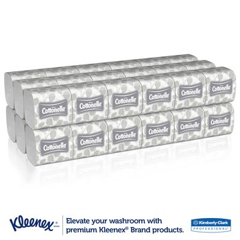 Kleenex Cottonelle 48280 Papel higiénico - 2 pliegue - 8.3 pulg.