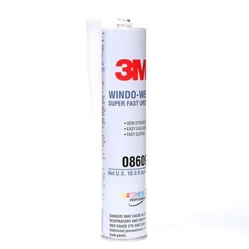 3M Window-Weld 08609 Negro Adhesivo de uretano - Pasta 10.5 fl oz Cartucho
