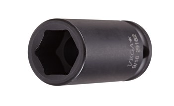 Vega Tools 21102 11 mm Largo Toma De Impacto - Acero 4140 - accionamiento 3/8 pulg. Cuadrado - A - Cónico - 50.0 mm Longitud - 01272