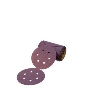 3M Cubitron II Stikit 86841 Rollo de discos PSA - 6 pulg. - 120 - Grano Cerámico de Precisión