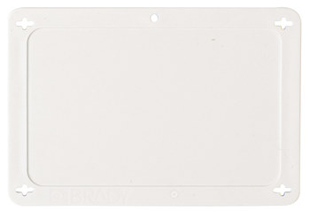 Imágen de Brady Blanco Rectángulo Plástico 87697 Etiqueta en blanco para válvula (Imagen principal del producto)