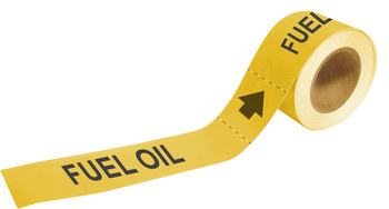 Imágen de Brady Pipe Markers-To-Go Negro sobre amarillo Plástico 20431 Marcador de tubería autoadhesivo (Imagen principal del producto)