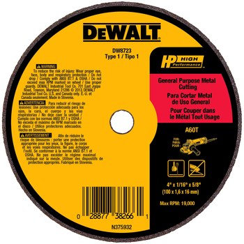 Imágen de DEWALT Rueda de corte 82661 (Imagen principal del producto)