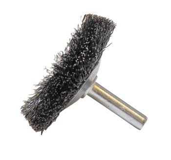 Weiler 17907 Cepillo de rueda - Rizado Acero cerda