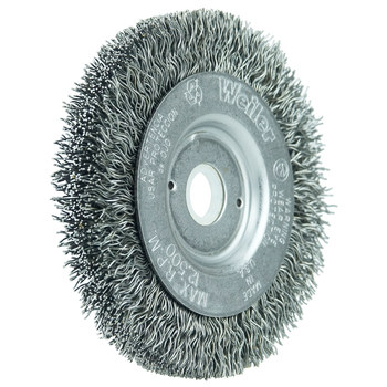 Weiler 00274 Cepillo de rueda - Rizado Acero cerda