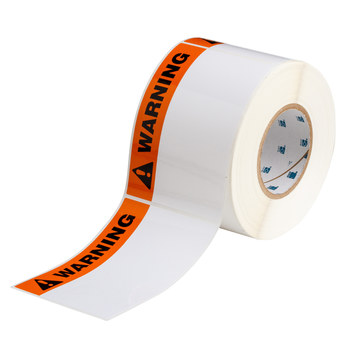 Imágen de Brady Blanco Poliéster Transferencia térmica THTEL-25-483-.5-WA Rollo de etiquetas para impresora de transferencia térmica troquelado (Imagen principal del producto)