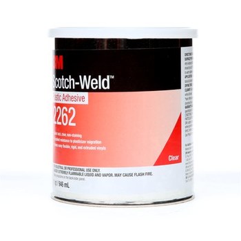 3M Scotch-Weld 2262 Adhesivo de plástico Transparente Líquido 1 qt Lata - 20392