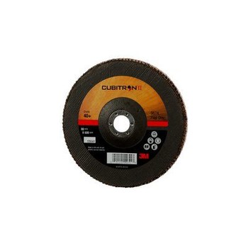 3M Cubitron II Tipo 27 - Óxido de aluminio cerámico - 7 pulg. - 40+ - Grueso - 55641