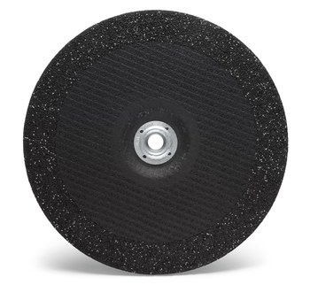 3M Silver Cerámico Rueda para esmerilado de centro hundido - Estándar (Tipo 27) - Diámetro 9 pulg. - Grosor 1/4 pulg. - 87449