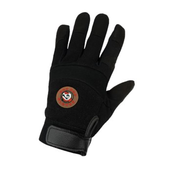 Global Glove Hot Rod h9000 Negro Grande Cuero Sintético Cuero Guantes de trabajo - hr9000 lg