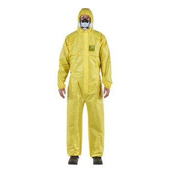 Ansell Microchem AlphaTec Overoles resistentes a productos químicos 68-2300 YY23-B-92-111-06 - tamaño 2XG - Polietileno - Amarillo - 06023