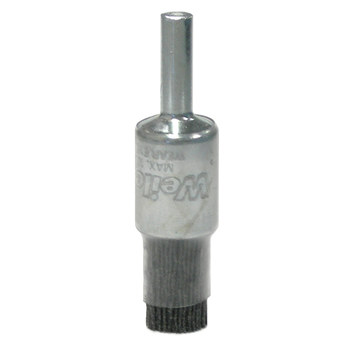 Weiler Burr-Rx Nailon Cepillo de copa - Accesorio Eje - Diámetro 1/2 pulg. - Diámetro de la cerda 0.026 pulg. - 86100