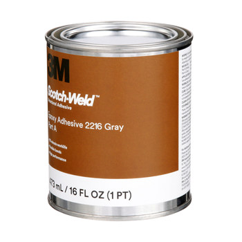 3M Scotch-Weld 2216 Gris Adhesivo epoxi - Base y acelerador (B/A) - 1 pt Kit - 20354