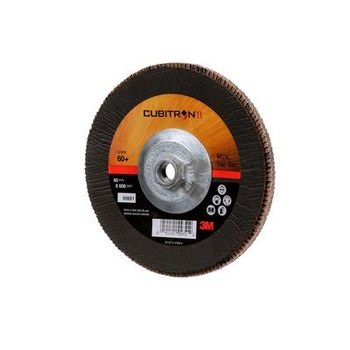 3M Cubitron II Tipo 29 - Óxido de aluminio cerámico - 7 pulg. - 60+ - Mediano - 55651