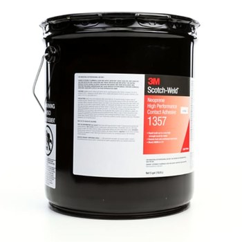 3M Scotch-Weld High Performance 1357 Adhesivo de contacto de neopreno Amarillo claro Líquido 5 gal Cubeta - 64963