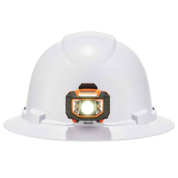 Ergodyne Skullerz 8971LED Casco 60152 - 4 puntos Trinquete de rueda suspensión - Blanco
