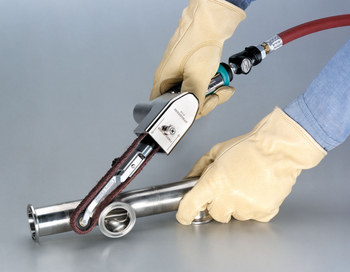 Dynabrade Dynafile II Herramienta abrasiva con cinturón - entrada NPT de 1/4 pulgada - 0.4 hp - 40352