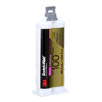 3M Scotch-Weld DP100 Transparente Adhesivo epoxi - Base y acelerador (B/A) - 48.5 ml Cartucho doble - 08994