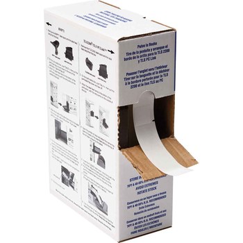 Imágen de Brady M710 Blanco, transparente Vinilo Transferencia térmica BM-23-427 Etiquetas autolaminables para cables y alambres (Imagen principal del producto)