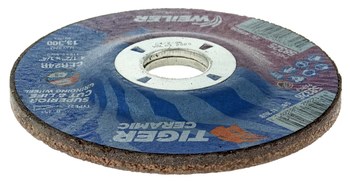 Weiler Tiger Ceramic Disco esmerilador 58325 - 4 1/2 pulg. - Cerámico - 24