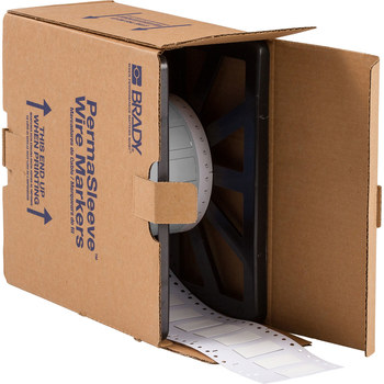Imágen de Brady Permasleeve Blanco Termocontraíble Transferencia térmica HX-500-2-WT Manga para impresora de transferencia térmica troquelada (Imagen principal del producto)