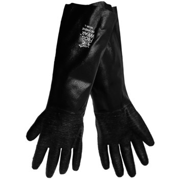 Imágen de Global Glove Frogwear 9918R Negro Grande Neopreno Guantes resistentes a productos químicos (Imagen principal del producto)