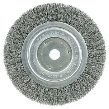 Weiler 01115 Cepillo de rueda - Rizado Acero cerda