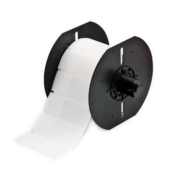 Imágen de Brady Transparente/Blanco Autolaminados Poliéster Transferencia térmica B33-131-461 Rollo de etiquetas para impresora de transferencia térmica troquelado (Imagen principal del producto)