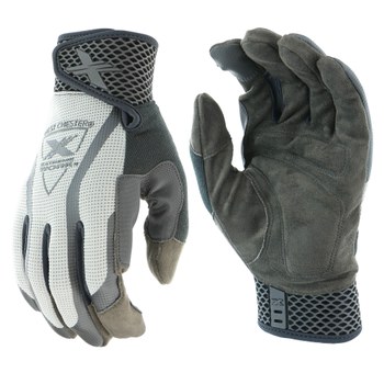 West Chester Extreme Work Multi-PleX 89301 Negro/Gris Pequeño Cuero/Spandex Sintético Cuero/Spandex Guantes de trabajo - Pulgar montado - Longitud 8.75 pulg. - 662909-508850