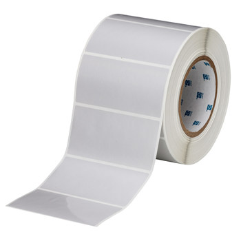 Imágen de Brady Plateado Poliéster Transferencia térmica THT-55-480-1 Rollo de etiquetas para impresora de transferencia térmica troquelado (Imagen principal del producto)