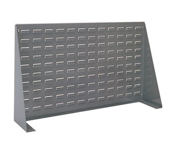 Imagen de Akro-mils 30118 Akrobin 500 lb Gris Revestido en polvo Acero laminado en frío 16 ga Un solo lado Panel con persiana (Imagen principal del producto)