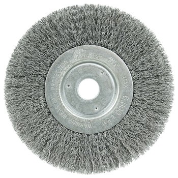 Weiler 01068 Cepillo de rueda - Rizado Acero cerda