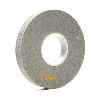 3M Scotch-Brite Convoluto Carburo de silicio Duro Rueda de desbaste - Fina grado - Accesorio Eje - Diámetro 8 pulg. - Agujero Central 3 pulg. - Grosor 1 pulg. - 60316