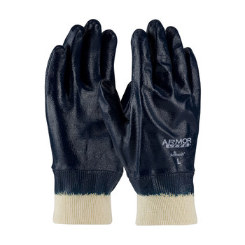 Imágen de PIP ArmorLite 56-3171 Azul Pequeño Nitrilo Apoyado Guantes resistentes a productos químicos (Imagen principal del producto)