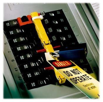 Imágen de 3M Panelsafe PS-0703 Amarillo Sistema de bloqueo de disyuntor automático (Imagen principal del producto)