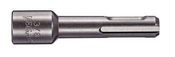 Vega Tools 9/16 pulg. Magnético Impulsor De perno 165MN916SDS - SDS accionamiento - 2 9/16 pulg. Longitud - Acero S2 Modificado - Gris Gunmetal acabado - 00807