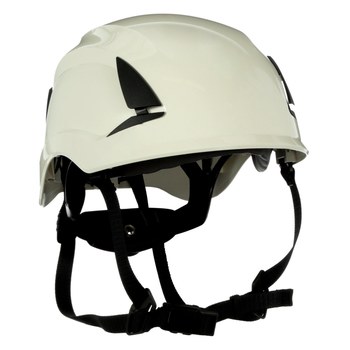 3M SecureFit X5000 X5001-ANSI Blanco Plástico Casco - Suspensión 6 puntos - Ajuste Trinquete - 076308-94299