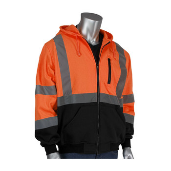 PIP B323-1370 Sudadera para condiciones frías 323-1370B-OR/3X - tamaño 3XL - Polar de poliéster - Naranja de alta vis./Negro - 18578
