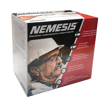 Ansell KleenGuard V60 Policarbonato Gafas de seguridad para lectura con aumento lente Negro - Marco envolvente - 711382-02008