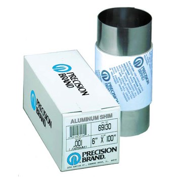 Imagen de Precision Brand El aluminio de la serie 1000 es de dureza total: 1100 H-18, 1145 H-19 o 1200 H-18 Cuña Plantilla Plana 69280 (Imagen principal del producto)