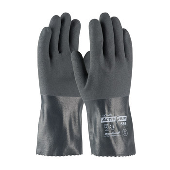 Imágen de PIP ActivGrip 56-AG586 Gris Grande Nitrilo/Poliéster Apoyado Guantes resistentes a productos químicos (Imagen principal del producto)