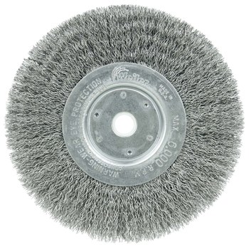 Weiler 01065 Cepillo de rueda - Rizado Acero cerda