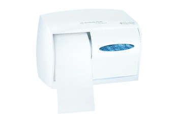 Imagen de Kimberly-Clark 09605 2 rollos estándar completos Blanco Dispensador de papel higiénico (Imagen principal del producto)