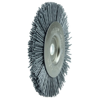 Weiler Nylox 31104 Cepillo de rueda - Rizado redondo Nailon cerda