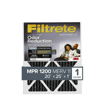 3M Filtrete Octano 20 pulg. x 25 pulg. x 1 pulg. HOME03-4 MERV 11, 1200 MPR Filtro de aire - 34187