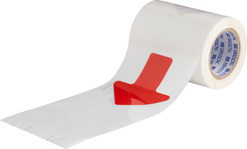 Imágen de Brady Toughstripe Rojo Laminado Interior Poliéster Flecha 104526 Etiqueta de marcado de flecha (Imagen principal del producto)