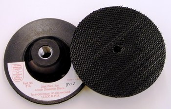 3M Almohadilla de disco - Accesorio Velcro - Diámetro 4 pulg. - 05677