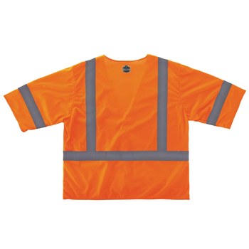 Ergodyne Glowear 8310HL Chaleco de alta visibilidad 22015 - tamaño Grande/XG - Poliéster - Naranja de alta visibilidad - ANSI clase 3