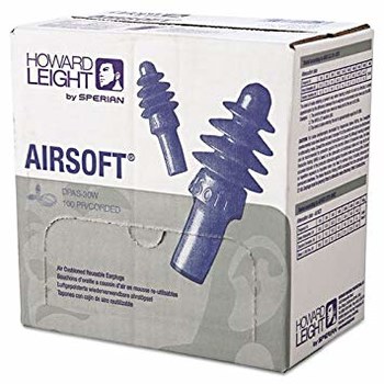 Howard Leight Airsoft Tapones para los oídos DPAS-30W - Elastómero termoplástico (TPE) - Azul - 27 - 001003