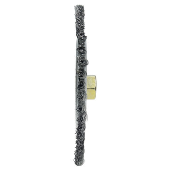 Weiler Roughneck 09000 Cepillo de rueda - Anudado - Circular trenzado Acero cerda
